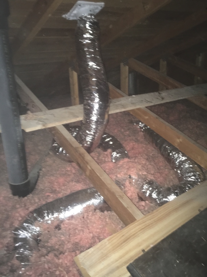 Ranchlands, AB - Installed two bathroom vents Ranchlands, AB - Installed two bathroom vents