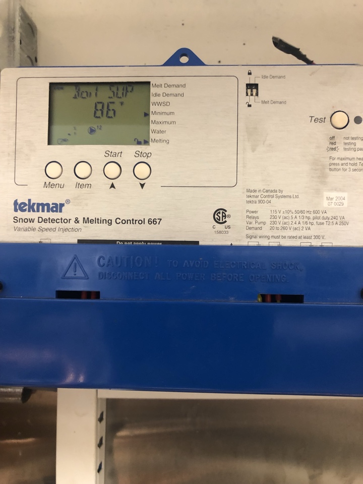 Ranchlands, AB - Plumbing repair required work on Tecmar snow melt 667 reprogram it.  Ranchlands, AB - Plumbing repair required work on Tecmar snow melt 667 reprogram it.